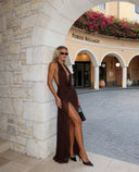 Dahlia Dress Brown