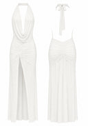 Dahlia dress white