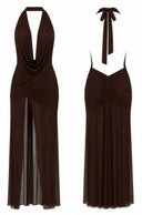 Dahlia Dress Brown
